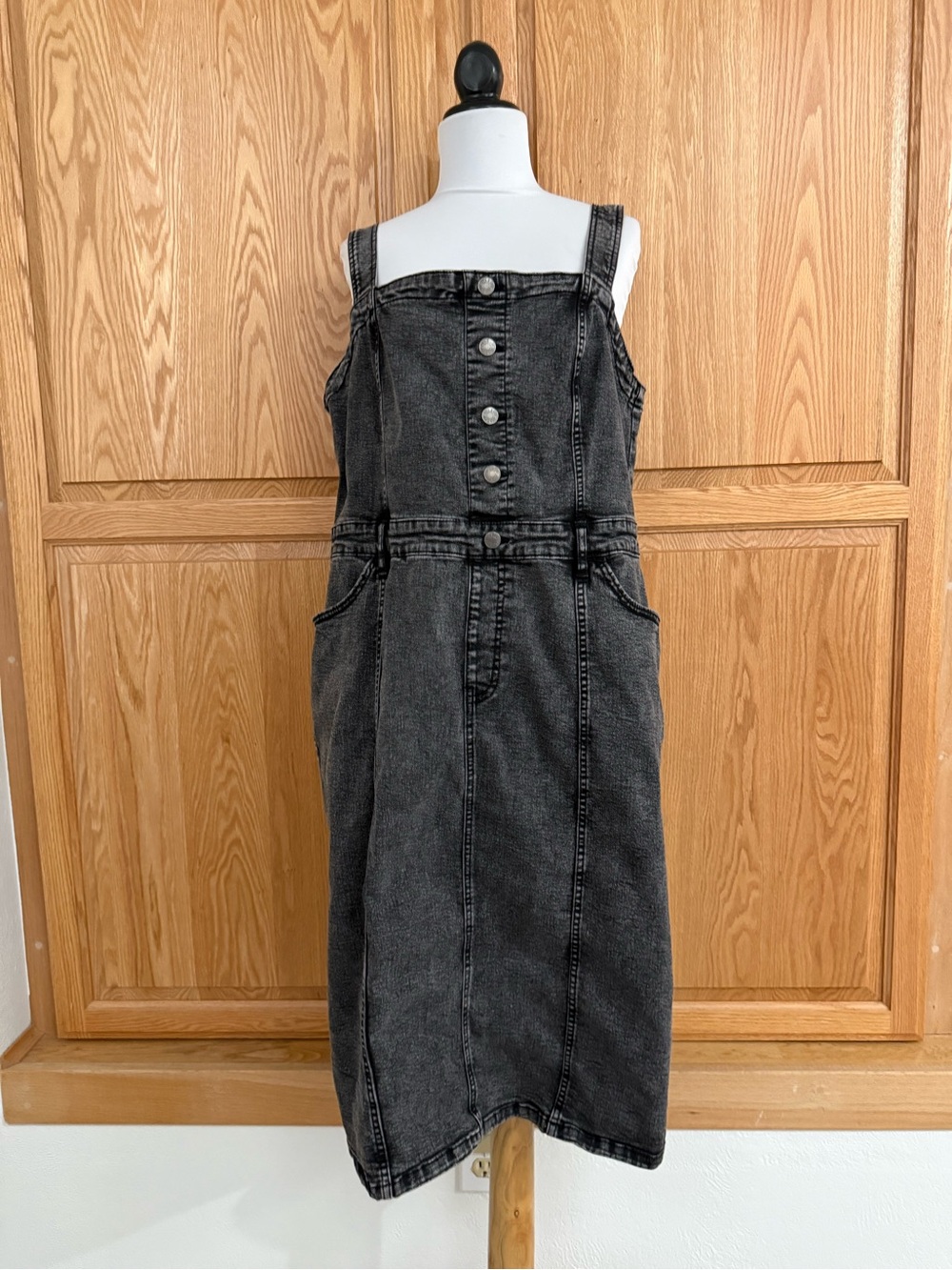 Ava & Viv Stonewashed Denim Dress